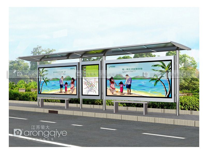 不銹鋼公交候車(chē)亭是不是就真的不生銹配圖二